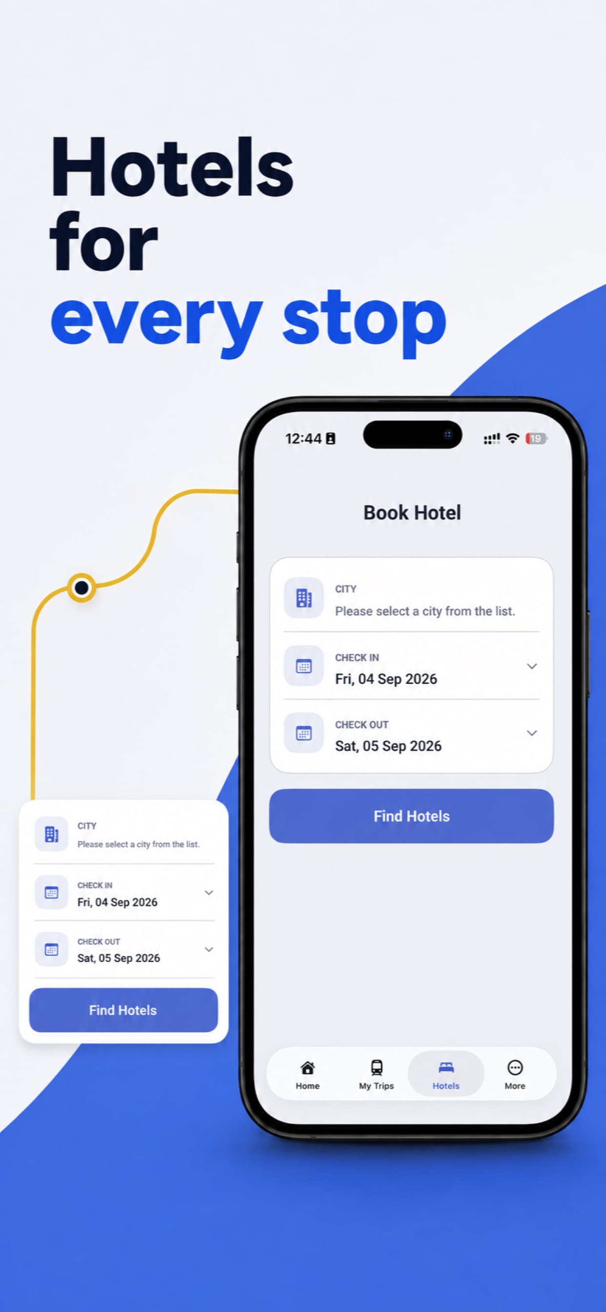 Indian Rail IRCTC: hotels for every stop